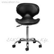 Munkaszék Gázpumpás - fekete-króm - E-SHOP ELKONcosmetic Kft.