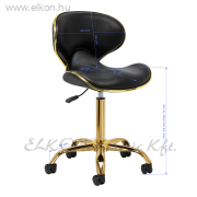Munkaszék Gázpumpás - fekete-arany - E-SHOP ELKONcosmetic Kft.