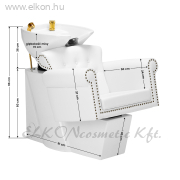 Gabbiano Fejmosó Berlin - arany-fehér - E-SHOP ELKONcosmetic Kft.