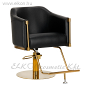 Gabbiano Pumpás Barber / Fodrász Szék Burgos - fekete-arany - E-SHOP