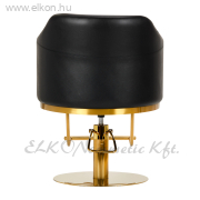 Gabbiano Pumpás Barber / Fodrász Szék Burgos - fekete-arany - E-SHOP ELKONcosmetic Kft.