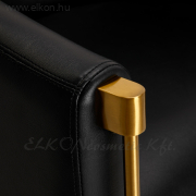 Gabbiano Pumpás Barber / Fodrász Szék Burgos - fekete-arany - E-SHOP ELKONcosmetic Kft.