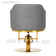 Gabbiano Pumpás Fodrász Szék Burgos - szürke-arany - E-SHOP ELKONcosmetic Kft.