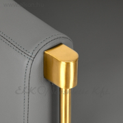 Gabbiano Pumpás Fodrász Szék Burgos - szürke-arany - E-SHOP ELKONcosmetic Kft.