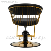 Gabbiano Pumpás Barber / Fodrász Szék - fekete-arany - E-SHOP ELKONcosmetic Kft.