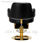 Gabbiano Pumpás Barber / Fodrász Szék - fekete-arany - E-SHOP ELKONcosmetic Kft.
