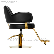 Gabbiano Pumpás Barber / Fodrász Szék - fekete-arany - E-SHOP ELKONcosmetic Kft.