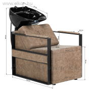 Gabbiano Toledo Fejmosó - fekete-barna - E-SHOP ELKONcosmetic Kft.