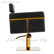 Gabbiano fodrászszék Toledo arany-fekete - E-SHOP ELKONcosmetic Kft.