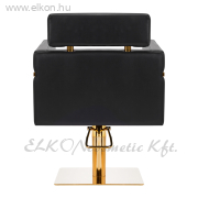 Gabbiano fodrászszék Toledo arany-fekete - E-SHOP ELKONcosmetic Kft.