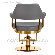 Gabbiano Granda Barber / Fodrász Szék - szürke-arany - E-SHOP ELKONcosmetic Kft.