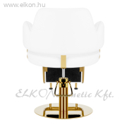 Gabbiano Linz NQ Fodrász Szék - arany-fehér - E-SHOP ELKONcosmetic Kft.