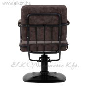 Gabbio Katania Loft Barber / Fodrász Szék, antik bőr hatású - barna - E-SHOP ELKONcosmetic Kft.