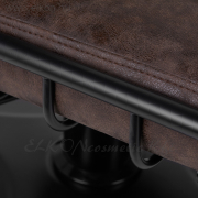 Gabbio Katania Loft Barber / Fodrász Szék, antik bőr hatású - barna - E-SHOP ELKONcosmetic Kft.