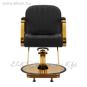 Gabbiano Acri Barber / Fodrász Szék arany-fekete - E-SHOP ELKONcosmetic Kft.