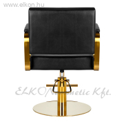 Gabbiano Genua Barber / Fodrász Szék - arany-fekete - E-SHOP ELKONcosmetic Kft.