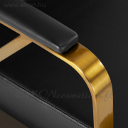 Gabbiano Genua Barber / Fodrász Szék - arany-fekete - E-SHOP ELKONcosmetic Kft.