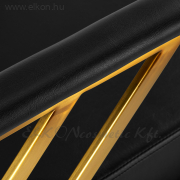 Gabbiano Genua Barber / Fodrász Szék - arany-fekete - E-SHOP ELKONcosmetic Kft.