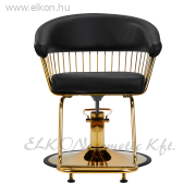 Hair System Lile Barber / Fodrász Szék - arany fekete - E-SHOP ELKONcosmetic Kft.