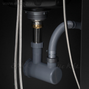 Gabbiano fodrászati / borbély fejmosó állomás fekete - E-SHOP ELKONcosmetic Kft.