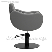 Gabbiano fodrászszék Sewilla szürke, fekete talppal - E-SHOP ELKONcosmetic Kft.