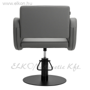 Gabbiano fodrászszék Sewilla szürke, fekete talppal - E-SHOP ELKONcosmetic Kft.