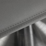 Gabbiano fodrászszék Sewilla szürke, INOX lábazattal - E-SHOP ELKONcosmetic Kft.