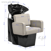 Bilbao Fejmosó Egység - szürke-fekete - E-SHOP ELKONcosmetic Kft.