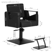 Hair System Duplex Fodrász Szék fekete - E-SHOP ELKONcosmetic Kft.