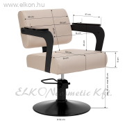 Hair System Jet Latte fodrász szék bézs - E-SHOP ELKONcosmetic Kft.