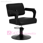 Hair System Jet noir fodrász szék fekete - E-SHOP