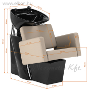 Vitoria Fejmosó Egység - bézs-fekete - E-SHOP ELKONcosmetic Kft.