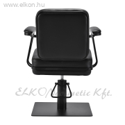 Gabbiano Madrid fodrászszék, fekete - E-SHOP ELKONcosmetic Kft.