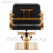 Gabbiano Porto Barber / Fodrász Szék fekete-arany - E-SHOP ELKONcosmetic Kft.