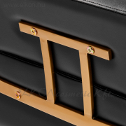 Gabbiano Porto Barber / Fodrász Szék fekete-arany - E-SHOP ELKONcosmetic Kft.