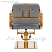 Gabbiano Porto hidraulikus Fodrász Szék szürke-arany - E-SHOP ELKONcosmetic Kft.