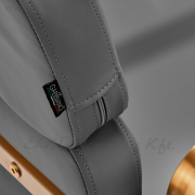 Gabbiano Porto hidraulikus Fodrász Szék szürke-arany - E-SHOP ELKONcosmetic Kft.