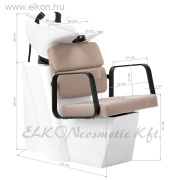 Gabbiano Porto fejmosó egység bézs-fehér-fekete - E-SHOP ELKONcosmetic Kft.