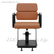 Gabbiano Porto hidraulikus fodrász szék fekete-terrakotta - E-SHOP ELKONcosmetic Kft.