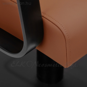 Gabbiano Porto hidraulikus fodrász szék fekete-terrakotta - E-SHOP ELKONcosmetic Kft.