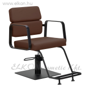 Gabbiano Porto hidraulikus fodrász szék fekete-csokoládé - E-SHOP