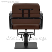 Gabbiano Porto hidraulikus fodrász szék fekete-csokoládé - E-SHOP ELKONcosmetic Kft.