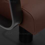 Gabbiano Porto hidraulikus fodrász szék fekete-csokoládé - E-SHOP ELKONcosmetic Kft.