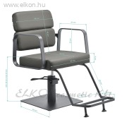Gabbiano Porto hidraulikus fodrász szék szürke - E-SHOP ELKONcosmetic Kft.