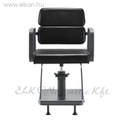 Gabbiano Porto hidraulikus fodrász szék szürke-fekete - E-SHOP ELKONcosmetic Kft.
