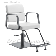 Gabbiano Porto hidraulikus fodrász szék szürke-fehér - E-SHOP