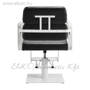Gabbiano Porto hidraulikus fodrász szék fekete-fehér - E-SHOP ELKONcosmetic Kft.