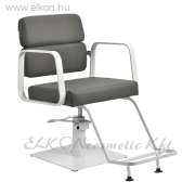 Gabbiano Porto hidraulikus fodrász szék szürke-fehér - E-SHOP