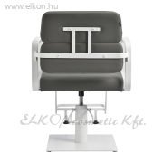 Gabbiano Porto hidraulikus fodrász szék szürke-fehér - E-SHOP ELKONcosmetic Kft.