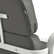 Gabbiano Porto hidraulikus fodrász szék szürke-fehér - E-SHOP ELKONcosmetic Kft.